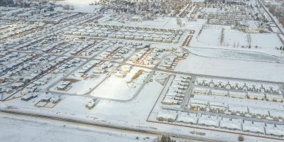 Southridge Aerial Shot, Brandon Manitoba, J&G Homes